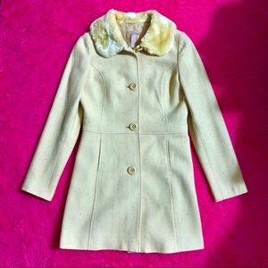 Forever 21 Pea Coat Faux Fur Collar | Yell…